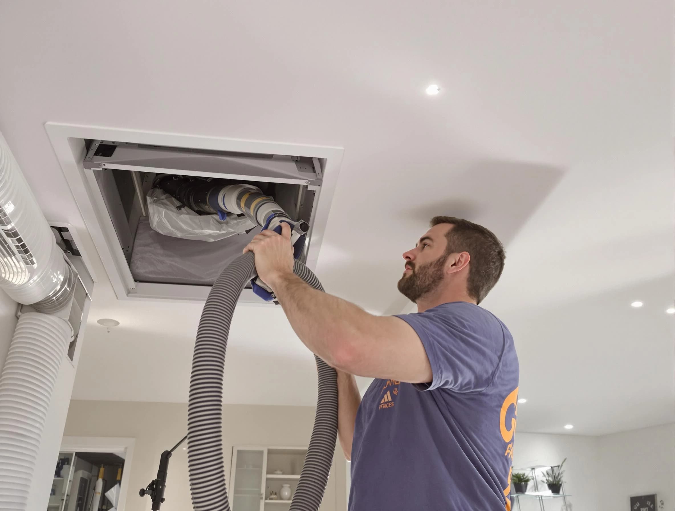 Precision indoor duct cleaning by Lowell Air Duct Cleaning in Lowell