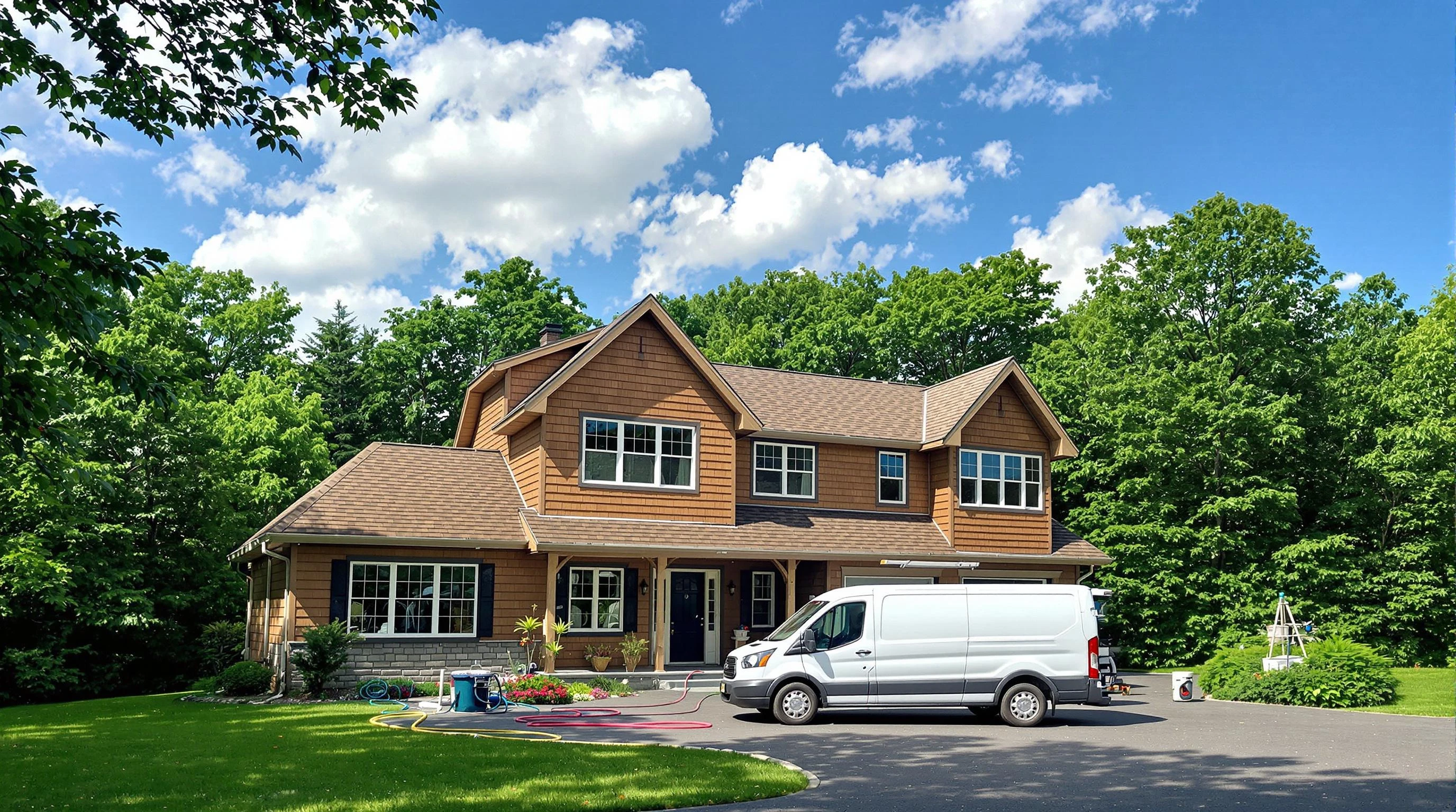 Lowell Air Duct Cleaning air duct cleaning crew working in Billerica, MA