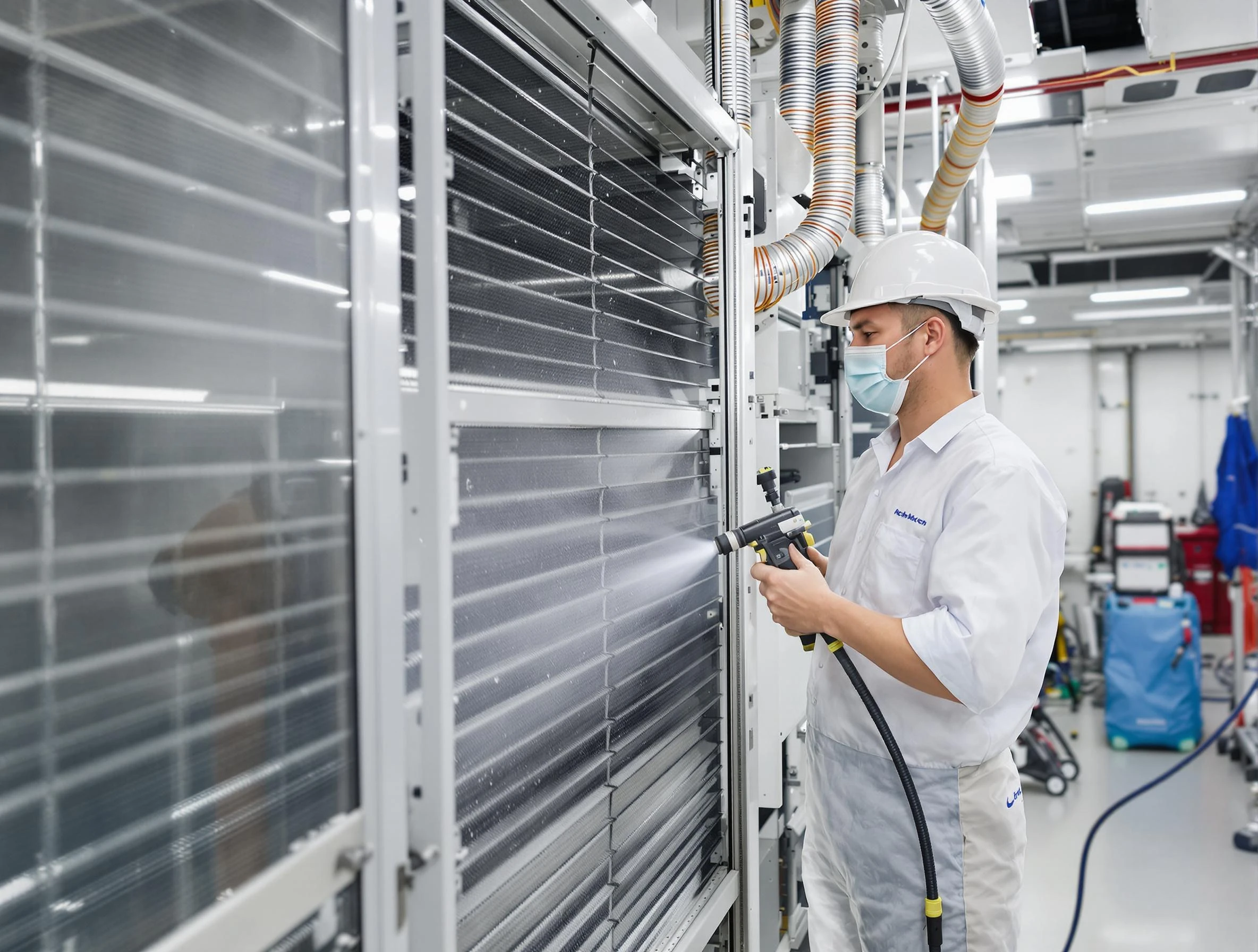 Professional AC coil cleaning by Lowell Air Duct Cleaning in Lowell