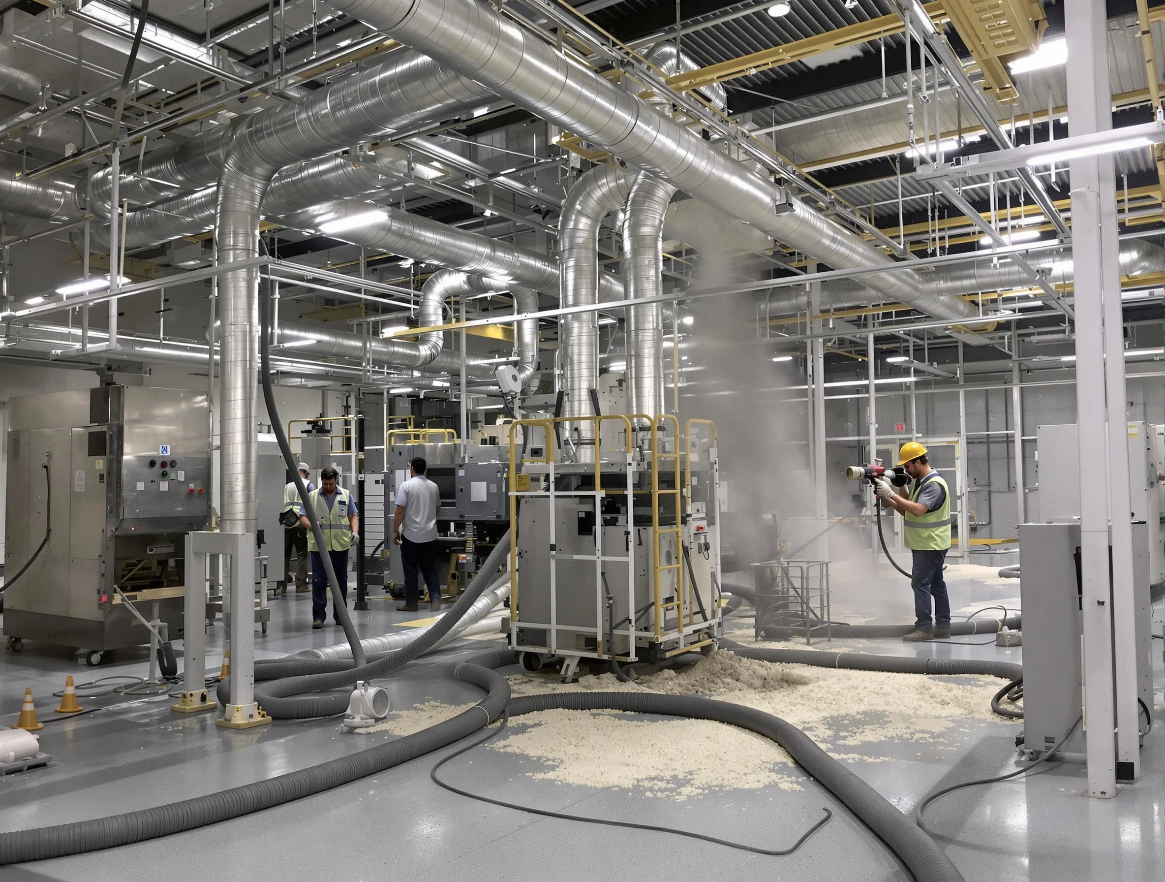 Heavy-duty industrial duct cleaning by Lowell Air Duct Cleaning in Lowell