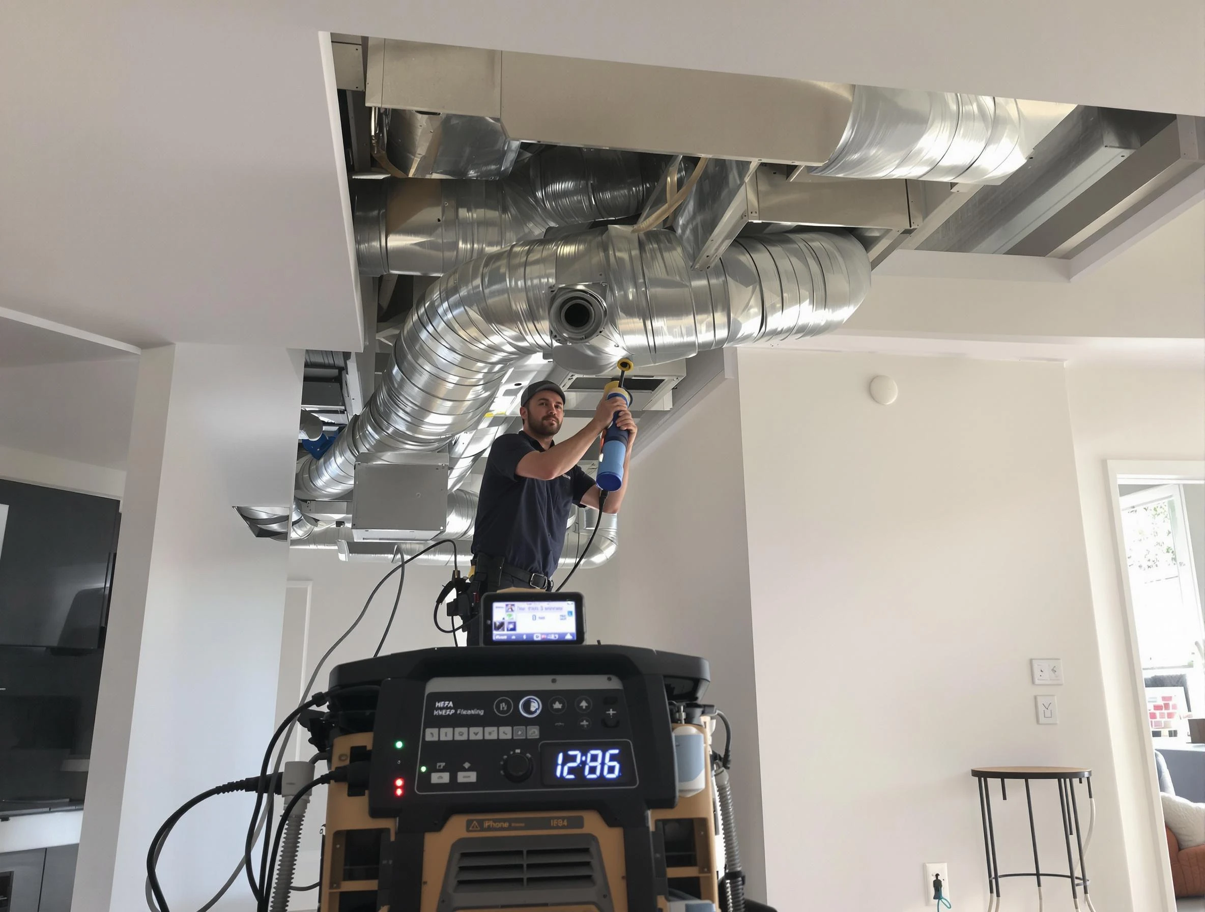 Advanced pure air duct cleaning by Lowell Air Duct Cleaning in Lowell
